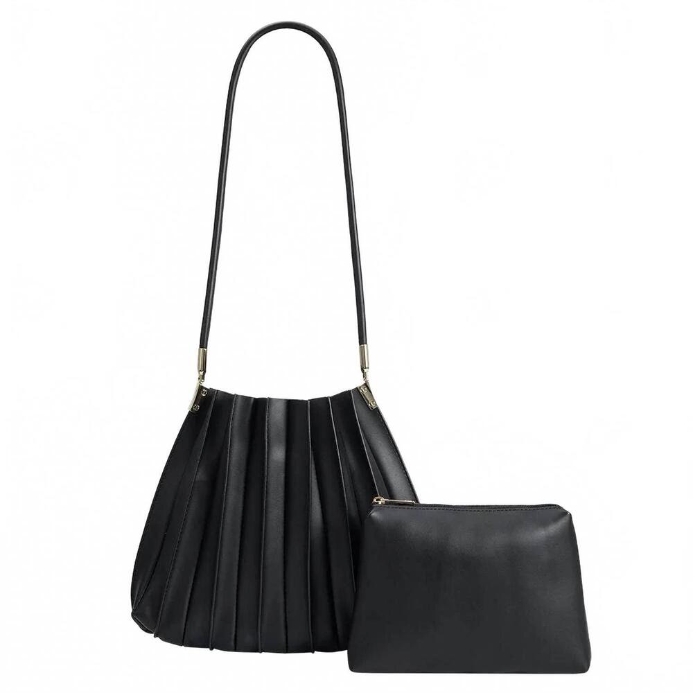 NEW MELIE BIANCO women's carrie shoulder bag in black